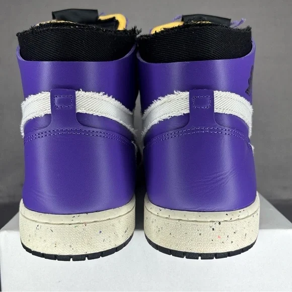 Nike Air Jordan 1 High Zoom Purple White Size 13 CT0978-501 Mens - Picture 4 of 9